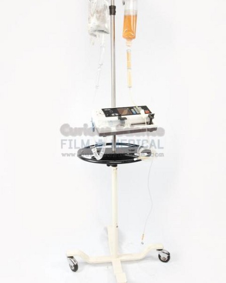 Syringe Driver On Drip Stand